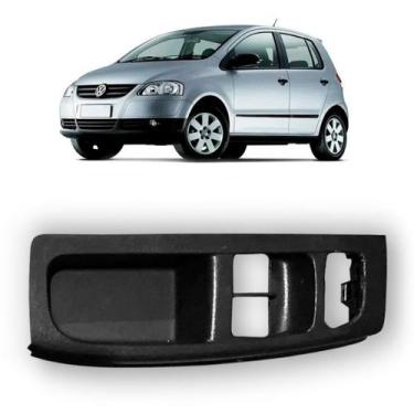 Imagem de Jogo Moldura Botão Vidro Dianteiro Fox 2010 a 2014 Elétrico - SP ACESS