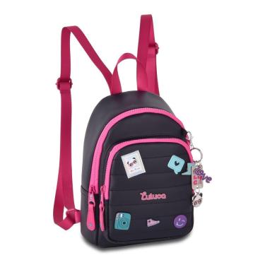 Imagem de Mini Mochila Luluca Com Porta Fone Espelho Chaveiro E Caixa