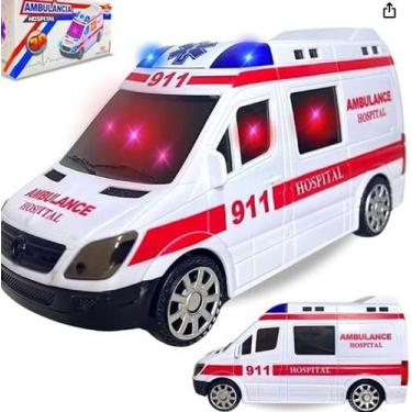 Imagem de Carrinho de Ambulância Polícia . - toy king