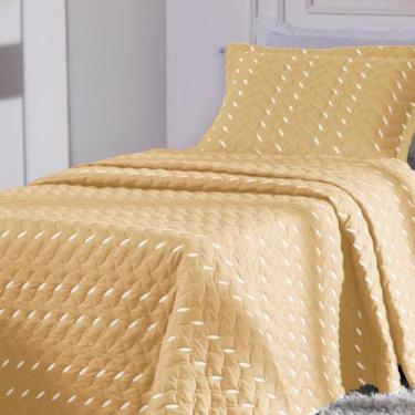 Imagem de Cobre Leito Bordado Solteiro Toque Suave 400 Fios Heitor - MR Enxovais