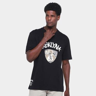 Imagem de Camiseta NBA Brooklyn Nets Camo New Era Masculina-Masculino
