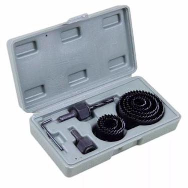 Imagem de Jogo serra copo madeira aço carbono 11 peças marcenaria - STARFER