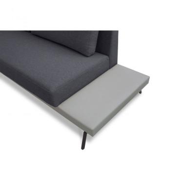Imagem de Sofa Game 3 Lugares 210 Neo Mescla Cinza Claro e Chumbo
