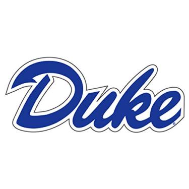 Imagem de (10cm , DUKE SCRIPT DECAL (4''6'')) - Duke Blue Devils Decal