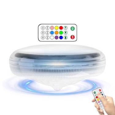 Imagem de Lâmpadas Solares Flutuantes Para Piscina | Luz Flutuante Impermeável - Iluminação Decorativa Recarregável E Impermeável Para Exterior Jardim Piscina Festa Pátio Relvado Banheira