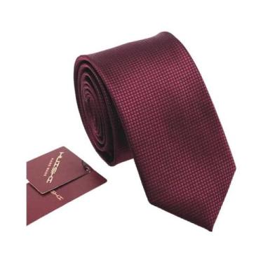 Imagem de Gravata Jacquard Masculina Azul Escuro - Impermeável, 8cm x 6cm - Para