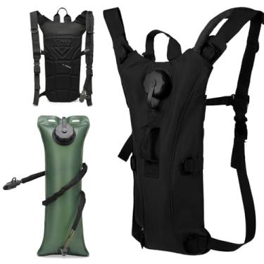 Imagem de Mochila Hidratação 3L com Bolsa de Água Tática, Leve e Impermeável - Para Ciclismo, Trilhas, Corrida e Escalada (1)