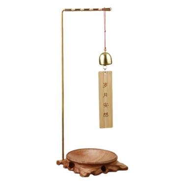 Imagem de Bothyi Suporte para caneta de caligrafia, suporte para caneta de pincel de caligrafia, organizador de cobre em 7 formatos, cabide para pincel de escrita, com Carrilhão de Vento