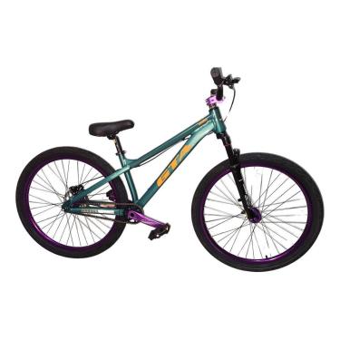Imagem de Bicicleta 26 Gta Gravity Single Cubo k7 Barulhento Garfo C/Trava Freio Hidraulico Pneu Flame Preto-Unissex