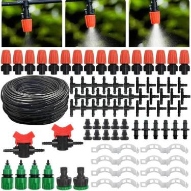 Imagem de Kit de Irrigação Completo Para Vasos Nebulizador Para Horta Jardim - O