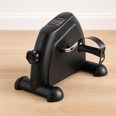 Imagem de Mini Bike Ergométrica com LCD Digital, Exercitador de Braços e Pernas, Ajuste de Resistência, Base Antiderrapante, 35 x 40,5 x 30,6 cm