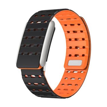 Imagem de Y-Kocos Pulseiras de silicone compatíveis com WHOOP Life – Pulseira de substituição com fecho magnético ajustável macio e respirável para Whoop 5.0 Sleep, acessório para saúde e fitness