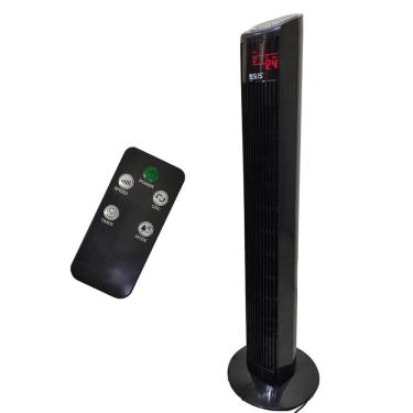 Imagem de Ventilador Torre 70w Giratorio Oscila Refrescante Controle Visor Led 3 Velocidades