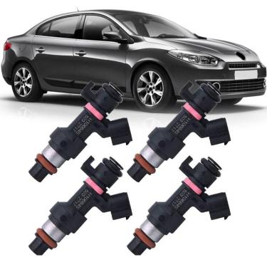 Imagem de Kit 4 Bico Injetor Fluence 2.0 16V Flex 2010 À 2017- H106845