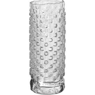 Imagem de VASO DECORATIVO PLANTA REDONDO HOME&CO VIDRO 25x9x9cm TRANSPARENTE