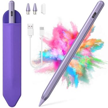 Imagem de Caneta Stylus para telas sensíveis ao toque iOS e Android, lápis ativo para Samsung, canetas Stylus digitais inteligentes para Lenovo/Huawei/Vivo/Mi e outros tablets, iPhone/Google Pixel Smart Phones