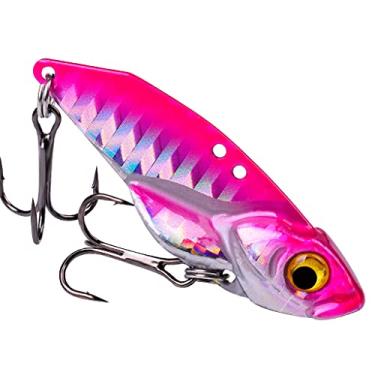 Imagem de 1 Isca de pesca artificial 5 g 7 g 10 g 15 g iscas de colher de metal de carpa lúcio com ganchos agudos isca de pesca artística para baixo