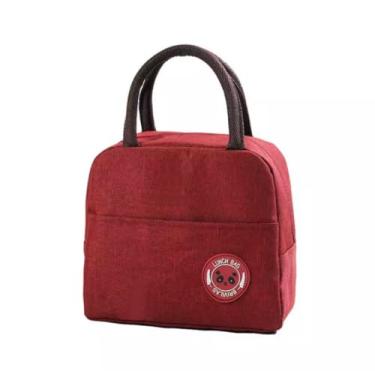 Imagem de Bolsas Térmica Portátil Lancheira Térmica Marmita Viagem (Vermelho)