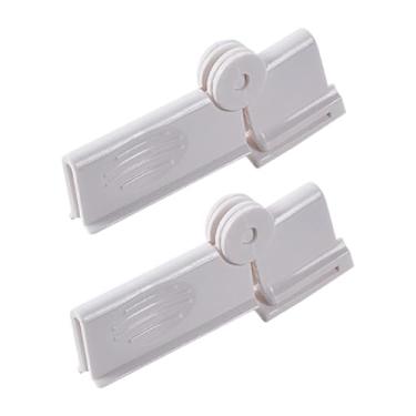 Imagem de SiaBiced 2 Clipes de Vedação para Caixa, Organizador de Sacolas de Alimentos, Porta-copos de Caixa para Viagens, Geladeira, Dormitório E Escritório, Branco