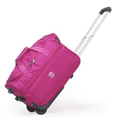 Imagem de Mala De Viagem Com Rodinhas, Mala De Viagem Com Rodinhas, Mala De Viagem Com Rodinhas, Bagagem De Mão De Negócios Com Rodas, Bolsas De Fim De Semana Para Mulheres E Homens., Red, 23 inch