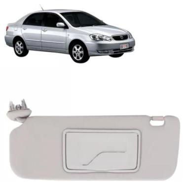 Imagem de Quebra Sol com Espelho Corolla 2003 até 2007 Lado Esquerdo - New Tec