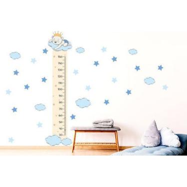Imagem de Adesivo de Parede Régua de Crescimento Ursinho Príncipe - Quartinhos