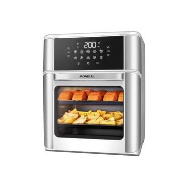 Imagem de Fritadeira Air Fryer Forno Oven 12L Mondial Branco/Inox 2000W - AFON-12L-WI