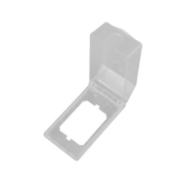 Imagem de Generic Tampa de tomada à prova d'água tipo 120, caixa de proteção para interruptor, peças de reposição para cozinha, profissional, 5,6 x 3,3 x 1,8, Transparente