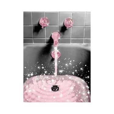 Imagem de Pôster De Arte De Parede Para Banheiro Com Glitter Rosa, Sexy E Fashio