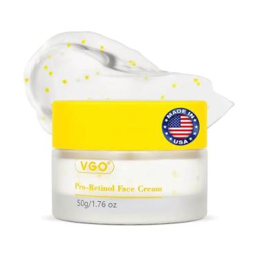 Imagem de Creme facial VGO Retinol 1% Bakuchiol 1% para anti-envelhecimento 50mL