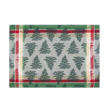 Imagem de Jogo Americano Copa E Cia 6 Peças Natal Pinheiros