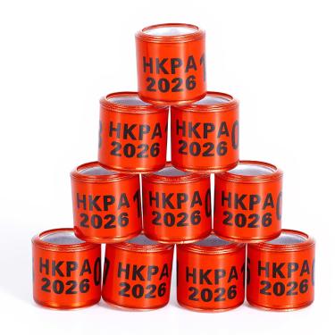 Imagem de FULAIERGD 100 peças multicoloridas de alumínio para as pernas de pombo, anéis para identificação de plástico com anel de pé de pássaros de identificação de treinamento HKPA 2022 (vermelho)