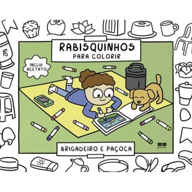 Imagem de Rabisquinhos para colorir: Brigadeiro e Paçoca