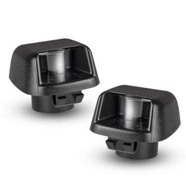 Imagem de LESAUCE Lâmpada de etiqueta de para-choque traseiro para placa de carro com capa adequada para Nissan Frontier 2007-2019, Armada 2008-2015, Titan 2007-2015, Xterra 2007-2015, Suzuki Equator 2009-2012
