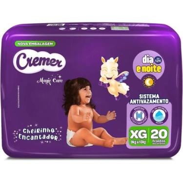 Imagem de Fralda Cremer Magic Care Jumbo Xg com 20 unidades, XG, 20 Unidades