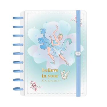 Imagem de Caderno de Disco Inteligente Iscool M+ Voalá Princesas Believe