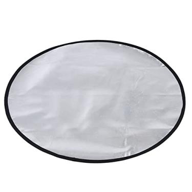 Imagem de HEEPDD Protetor redondo para lareira de gramado resistente ao calor para acampamento ao ar livre, ampla aplicação - material durável (101,6 cm)