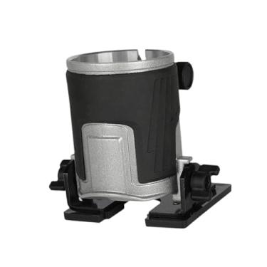 Imagem de ＡＷＨＡＯ Base Fixa para Máquina de Aparar, Base de Roteador para Marcenaria, Resistente, Acessórios para Bricolage, Escudo Protetor para Fresamento, Roteamento, Base Quadrada, Tamanho real