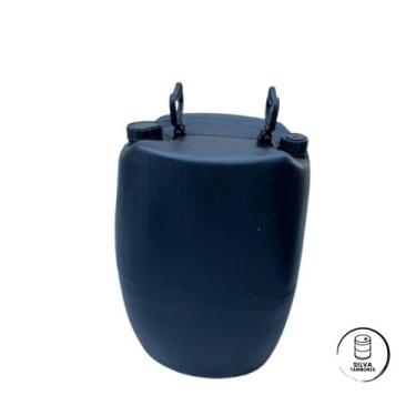 Imagem de Bombona Plastica 50 litros - Reservatório de Água (Preta) - Silva Tamb
