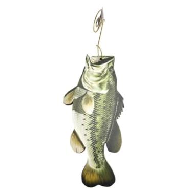 Imagem de Árvore de Natal de madeira de peixe robalo, decoração de casa de férias de pescador