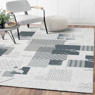 Imagem de Tapete minimalista para sala de estar, quarto, cabeceira, tapete macio, decoração para casa (160 x 200 cm (62 x 78 pol.)/hxx-280806002954)