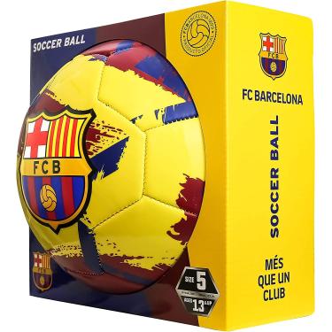 Imagem de Icon Sports Bola de futebol FC Barcelona Brush Team, Pincel Amarelo, 5