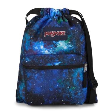 Imagem de Mochila Saco Jansport Draw Sack Cyberspace Galaxy Tamanho 14L
