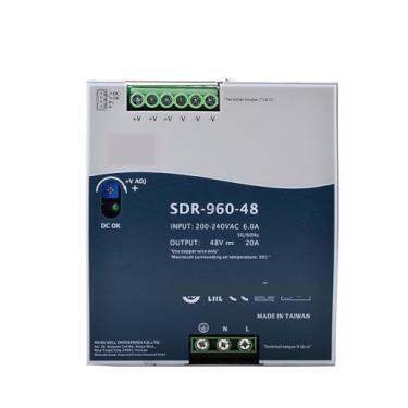Imagem de SDR-960-48 960W 48V20A SDR-960 960W Saída única DIN industrial