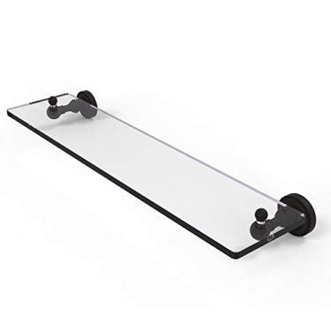 Imagem de Prateleira de vidro Allied Brass DT-1/22-ORB Dottingham Collection 55,88 cm com bordas chanfradas, 55,88 cm, bronze polido a óleo