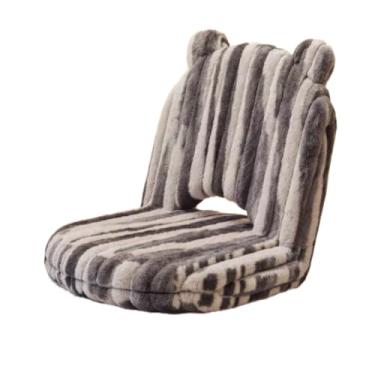 Imagem de Cadeira dobrável, sofá espreguiçadeira para sala de estar, cama, sala de leitura – Almofada de assento acolchoada dobrável portátil com encosto para adultos, adolescentes, dormitório, apartamento