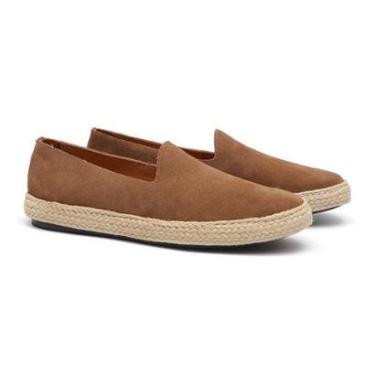 Imagem de Loafer Casual Masculino Lupper Camurca Castanho Samello-Masculino