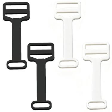 Imagem de Limitador de janela e suporte de 4 peças para RV e janelas de batente de plástico - Tampa de segurança com abridor de ventilação impresso em 3D, suporte fixo (limitador preto e branco)