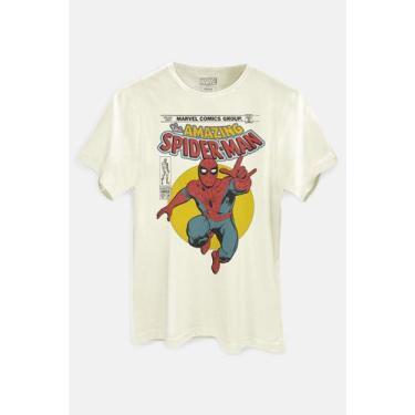 Imagem de Camiseta Marvel O Espetacular Homem Aranha - Piticas, GG, Off white, U