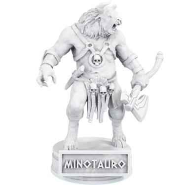 Imagem de Estátua Minotauro Mitologia Grega Estatueta - Versão 3 (Cor Mármore)